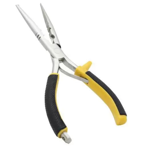 Alicate Bico Fino Longo De Pesca Corta Linha Saca Anzol 21Cm