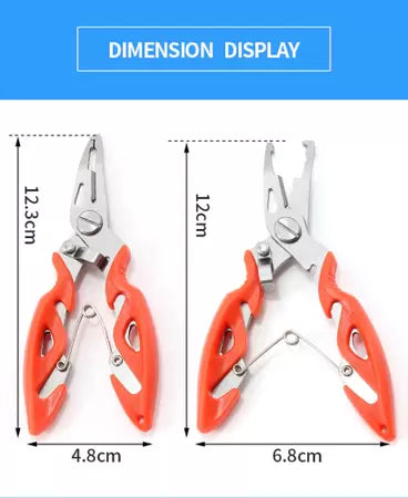 Alicate Pesca Multifuncional P Vermelho