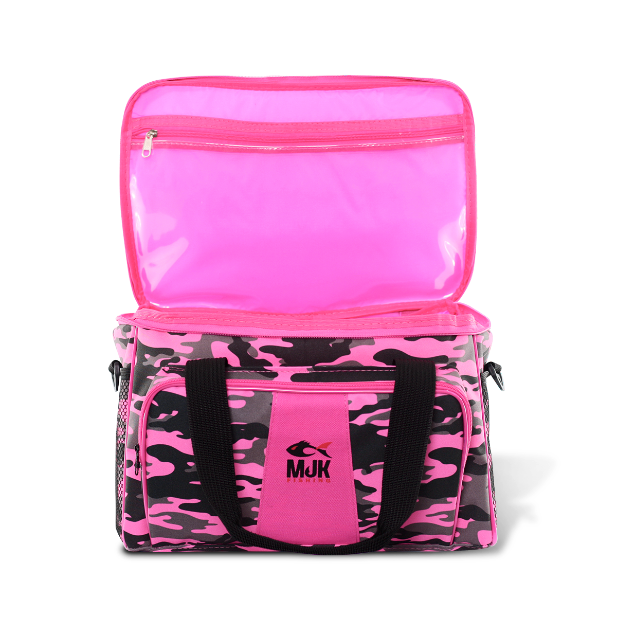 Bolsa de Pesca Amazônia MJK Camuflado Rosa